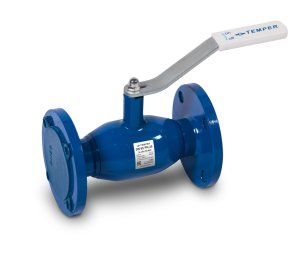 Кран шаровой стальной Ду 65 Ру25 фланцевый Temper 28420065 DN 65 купить в Москве