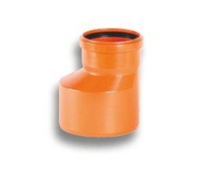 Переход НПВХ с раструбом коричневый Дн 160x110 б/н в/к 2491098