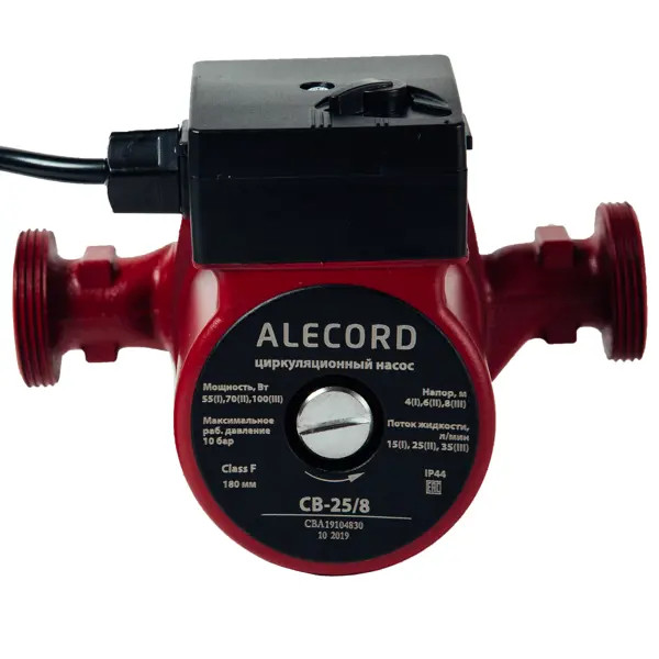 Насос циркуляционный с кабелем Alecord 25/8 180