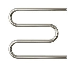 Полотенцесушитель водяной нержавеющий М-образный 600x600 ЭКО ТМ Элит Металл НР 1" Ду 25 б/к ВЭК-17-08