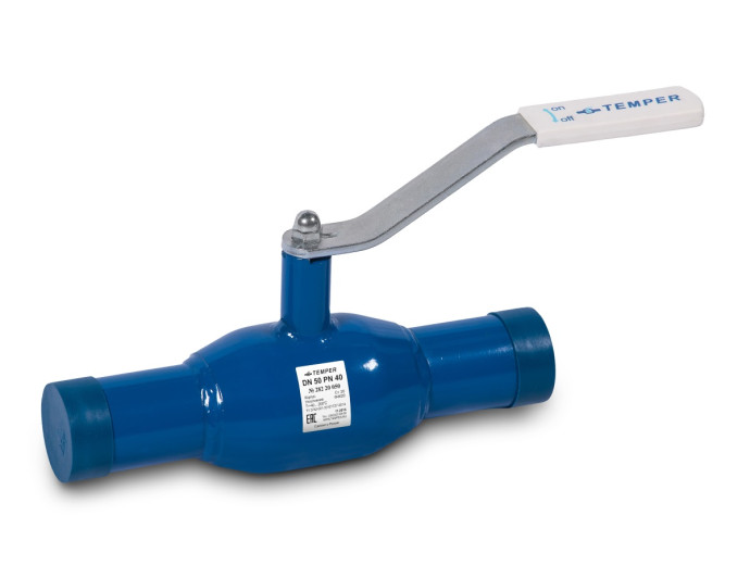 Кран шаровой стальной Ду 20 Ру40 под приварку Temper 28220020