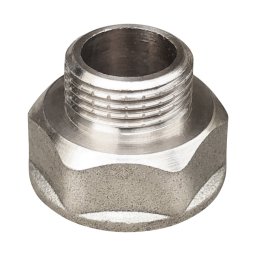 Переход латунь никель Ду 32x20 (1 1/4"x3/4") ВР/НР VALFEX VF.592.N.114.034