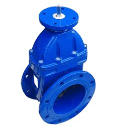 Задвижка чугунная тип МЗВ 30ч939р Ду 600 Ру10 под электропривод 120°C открытая гайка