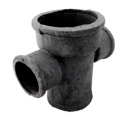 Крестовина чугунная канализационная Ду 100x50x50 90° б/н 1-плоскостная прямая