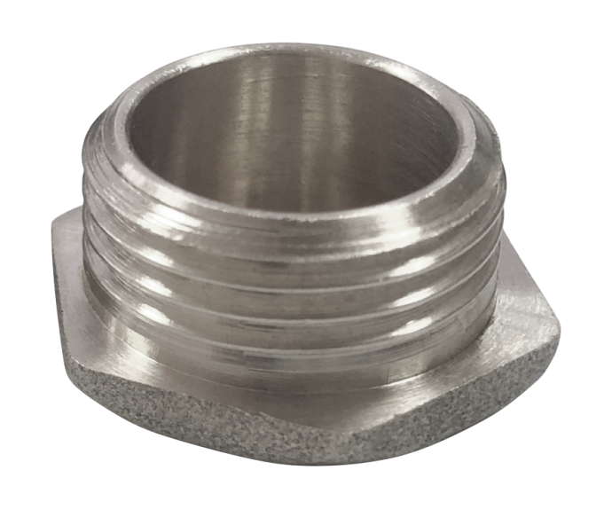 Заглушка латунь никель Ду 25 (1") НР Valfex VF.583.N.100