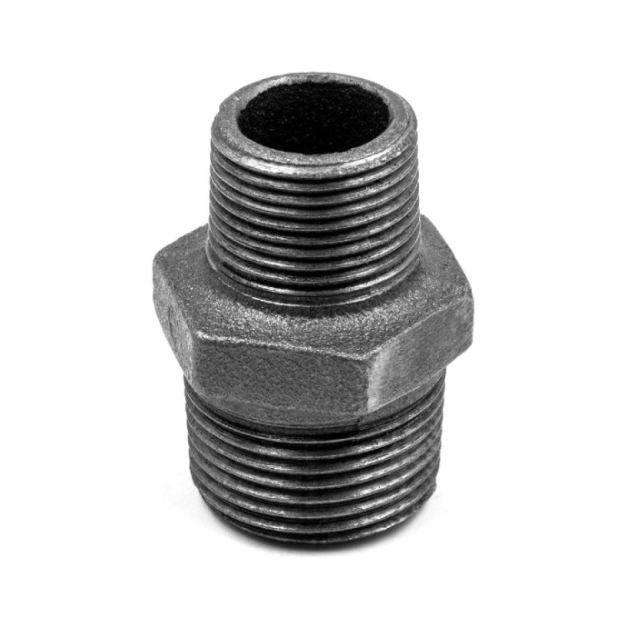 Ниппель переходной чугунный Ду 25x15 (1"x1/2") НР