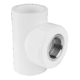 Тройник PP-R комбинированный белый ВР Дн 20x1/2" VALFEX 10127020