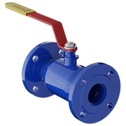 Кран шаровой цельносварной фланцевый 11с67п ЦФ.00.1 DN100 PN16 длина 350 мм МАРШАЛ купить в Москве