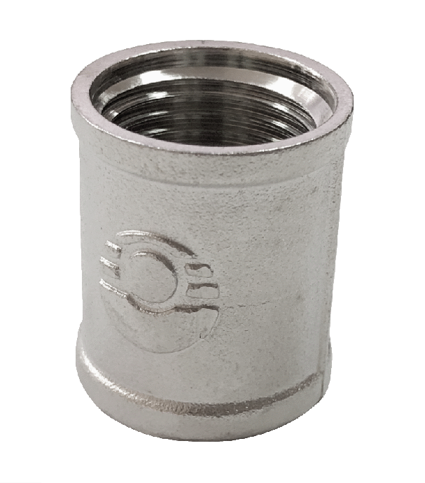 Муфта латунь никель Ду 20 (3/4") ВР Valfex VF.170.N.034