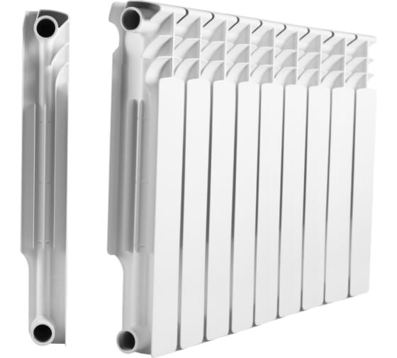 Радиатор биметаллический МС THERMA Q2 500/80 9 секций 1197 Вт