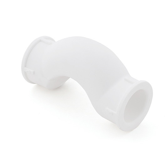 Скоба PP-R белая внутренняя пайка Дн 20 обводная с муфтами RTP 10714