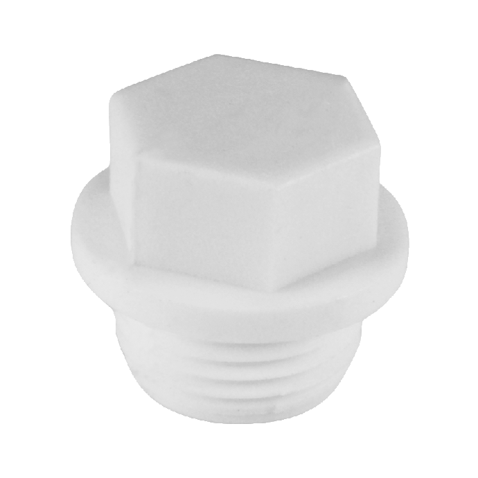 Заглушка (пробка) PP-R белая НР Дн 20x1/2" VALFEX 10163020