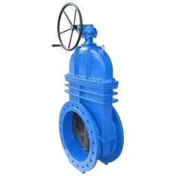 Задвижка чугунная тип МЗВ 30ч539р Ду 800 Ру10 с редуктором 120°C открытая гайка купить в Москве