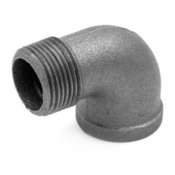 Угольник проходной чугунный Ду 32 (1 1/4") ВР/НР