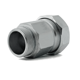 Муфта стальная оцинкованная ремонтная Ду 20 (Дн 24.6-27.3) НР/обжимная гайка 3/4" 16102 Сансфера