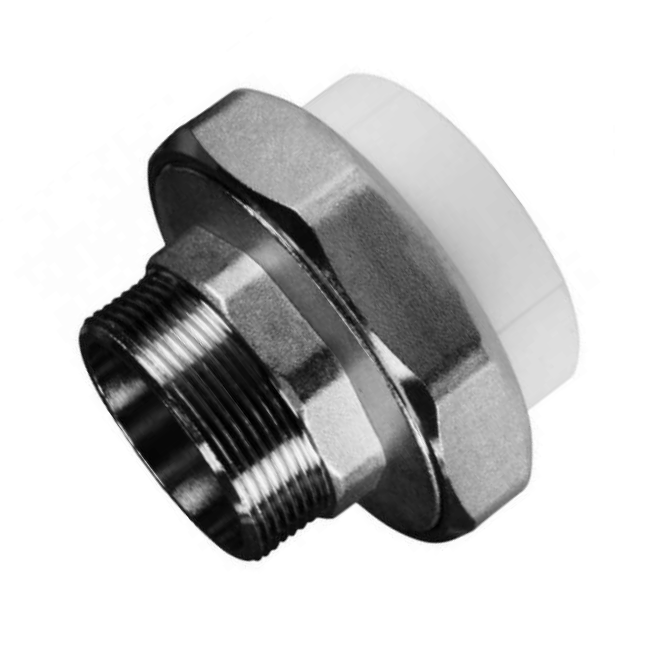 Муфта PP-R комбинированная разъемная белая НР Дн 25x1" VALFEX 10156225