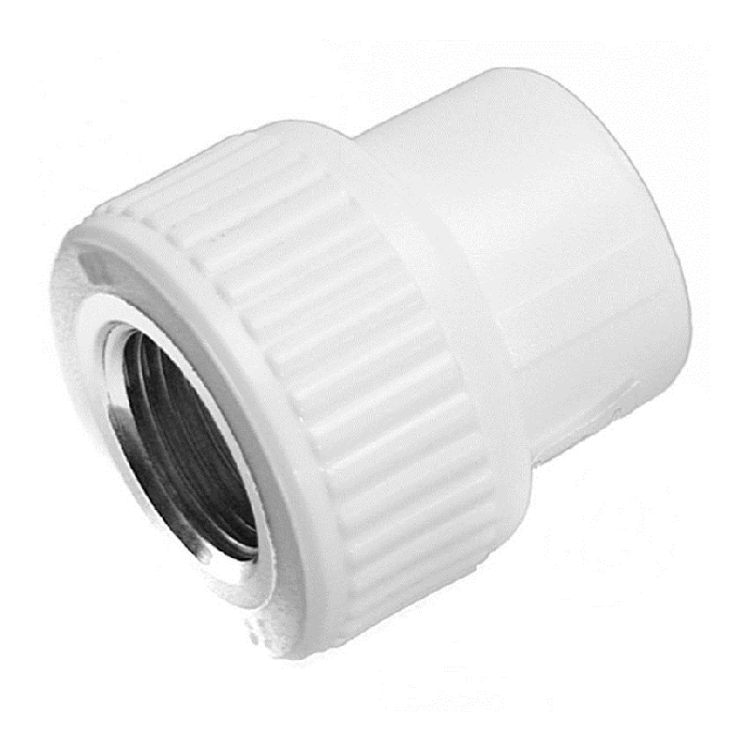 Муфта PP-R комбинированная белая ВР Дн 25x3/4" VALFEX 10129025