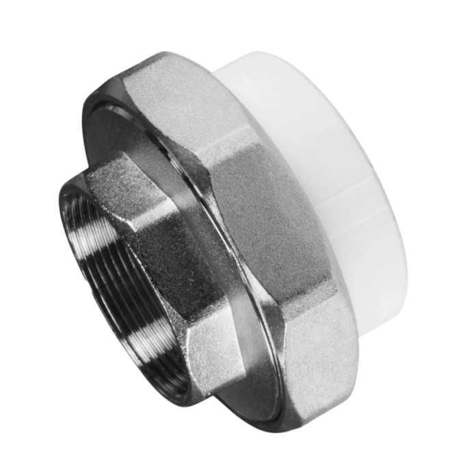 Муфта PP-R комбинированная под ключ белая ВР Дн 110x4" VALFEX 10134110