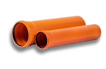 Труба НПВХ с раструбом коричневая Дн 110x3.2 б/н длина 0.56 м в/к SN4 Хемкор 1491055