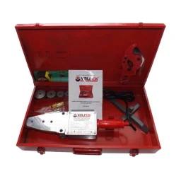 Аппарат сварочный для PP-R труб и фитинг 1.5 кВт Дн 20-63 в/к насадки 20-40мм VALFEX VWM-03 SET