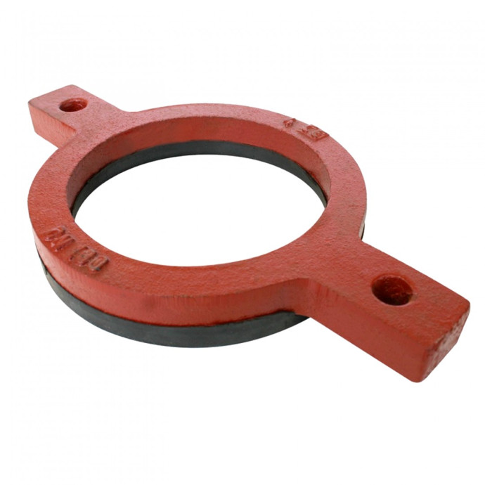 Кольцо опорное чугунное SML Ду 50 с гальванизированной резиной