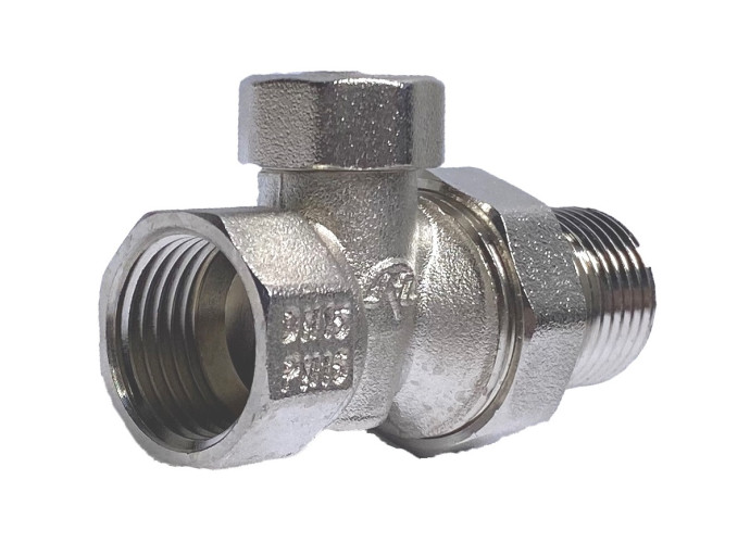 Клапан запорный для радиатора Ду 20 прямой 00821000