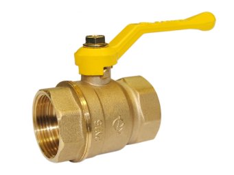 Кран шаровой латунь газовый Стандарт 220 Ду 32 Ру16 ВР полнопроходной рычаг ГАЛЛОП 116034 купить в Москве
