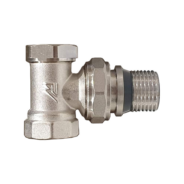 Клапан запорный радиаторный угловой 1/2 MC THERMA Q