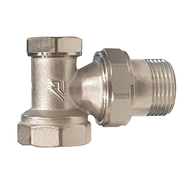 Клапан запорный радиаторный угловой с уплотнительным кольцом 3/4 MC THERMA Q