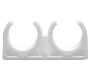 Опора PP-R двойная белая Дн 32 VALFEX 10161032