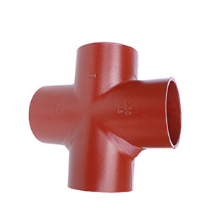 Крестовина чугуная SML Ду 100x100x100 90° без раструба