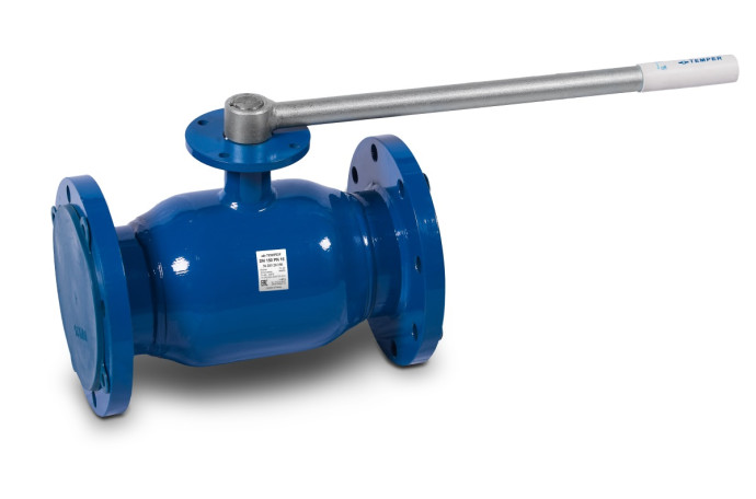 Кран шаровой стальной Ду 125 Ру16 фланцевый Temper 28320125