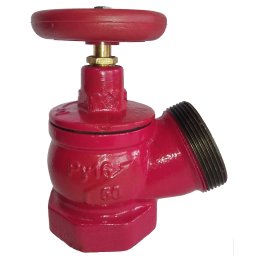 Клапан пожарный чугунный 125° КПК 50-1 Ду 50 1.6 МПа муфта-цапка Апогей 110037