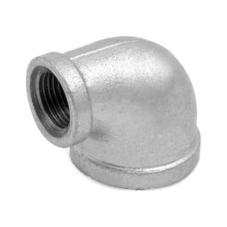 Угольник переходной чугунный оцинкованный Ду 25x15 (1"x1/2") ВР/ВР