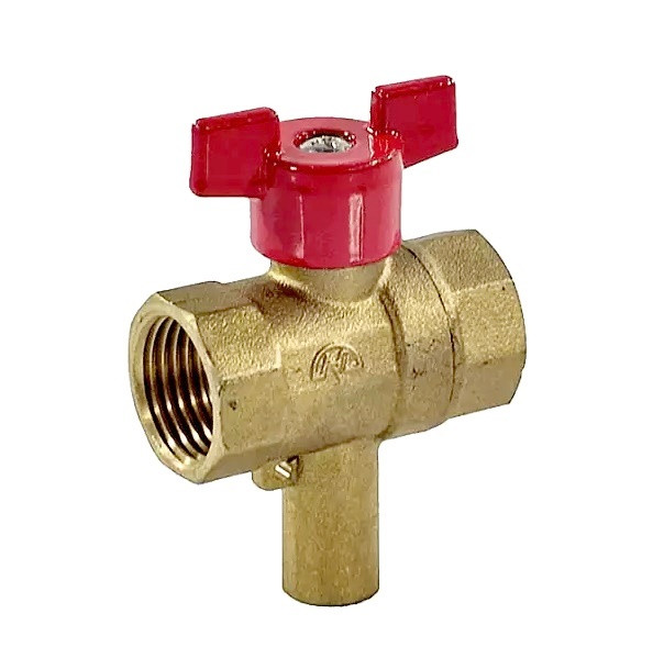 Кран д/термодатчика шаровой 11б27п(т)1 Ду 15 Ру16 ВР Пензапромарматура 01411011