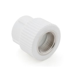 Муфта PP-R комбинированная белая ВР Дн 20x3/4