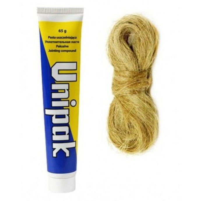 Комплект №2 UNIPAK паста 75 г + лён 13 г (вода пар) 8017051