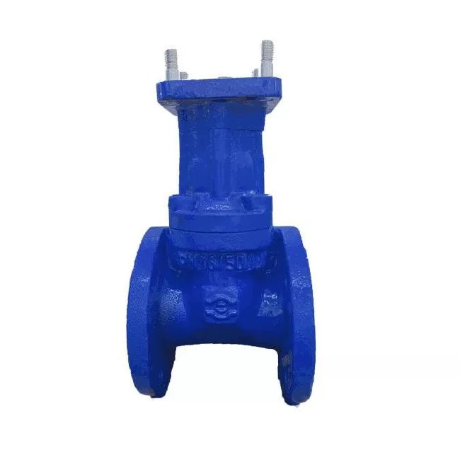 Задвижка чугунная аналог МЗВ обрезиненный клин Ду 80 Ру16 до 75°C фланцевая под электропривод Завод им. Гаджиева