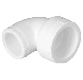Угольник PP-R переходной белый внутренняя пайка Дн 25x20 90&deg; VALFEX 10116025