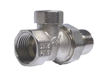 Клапан запорный для радиатора Ду 20 прямой 00821000