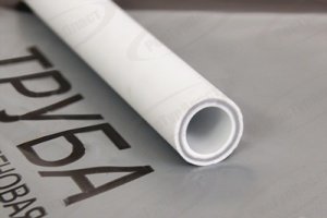Труба PP-RGF белая армированная стекловолокном Дн 20x3.4 Ру25 SDR6 до 95°C длина 4 м RTP 10350 купить в Москве