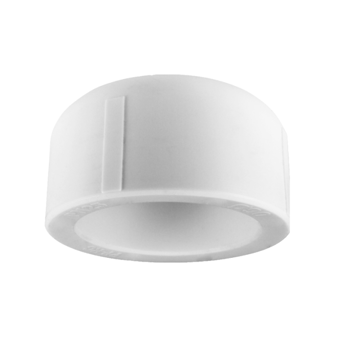Заглушка (пробка) PP-R белая внутренняя пайка Дн 75 VALFEX 10162075