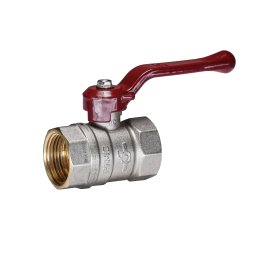 Кран шаровой латунь никель Temper Ду 20 (3/4”) PN40 ВН/ВН рычаг 8820ВВР3440 купить в Москве