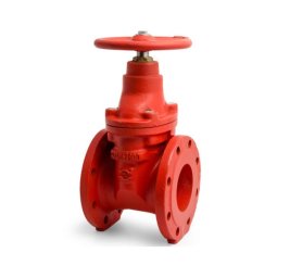 Задвижка чугунная аналог МЗВГ обрезиненный клин Ду 100 Ру16 до 150°C фланцевая Завод им. Гаджиева купить в Москве