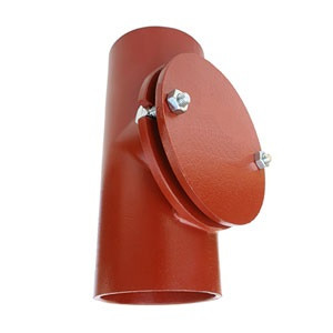 Ревизия чугунная SML Ду 50 с круглой крышкой без раструба