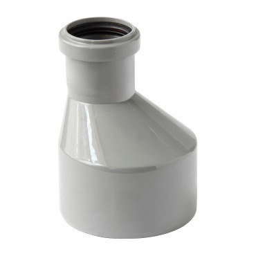 Переход PP-H эксцентрический серый Дн 50x40 б/н в/к VALFEX 25050040