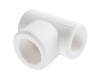 Тройник PP-R переходной белый внутренняя пайка Дн 20x25x20 VALFEX 10202520