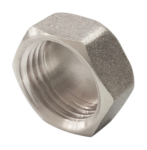 Заглушка латунь никель Ду 32 (1 1/4") ВР VALFEX VF.590.N.114