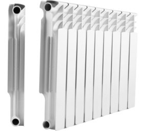 Радиатор биметаллический МС THERMA Q2 500/80 9 секций 1197 Вт купить в Москве