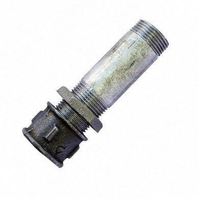 Сгон стальной оцинкованный Ду 20 длина 110 мм в комплекте